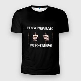Мужская футболка 3D Slim с принтом Побег сериал в Петрозаводске, 100% полиэстер с улучшенными характеристиками | приталенный силуэт, круглая горловина, широкие плечи, сужается к линии бедра | Тематика изображения на принте: 