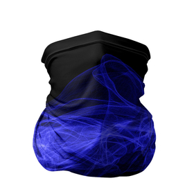 Бандана-труба 3D с принтом Синяя звуковая волна в Санкт-Петербурге, 100% полиэстер, ткань с особыми свойствами — Activecool | плотность 150‒180 г/м2; хорошо тянется, но сохраняет форму | Тематика изображения на принте: 
