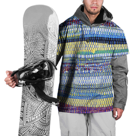Накидка на куртку 3D с принтом Сшитые воедино кусочки ткани   patchwork в Тюмени, 100% полиэстер |  | Тематика изображения на принте: 