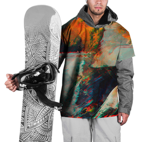 Накидка на куртку 3D с принтом Картинный холст со множеством красок , 100% полиэстер |  | Тематика изображения на принте: 