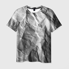 Мужская футболка 3D с принтом Имитация скалы в Новосибирске, 100% полиэфир | прямой крой, круглый вырез горловины, длина до линии бедер | 