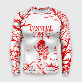 Мужской рашгард 3D с принтом Cannibal Corpse ветки ,  |  | Тематика изображения на принте: 
