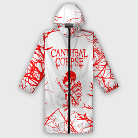 Мужской дождевик 3D с принтом Cannibal Corpse ветки ,  |  | 