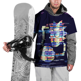 Накидка на куртку 3D с принтом Glitch Morty and Rick в Курске, 100% полиэстер |  | Тематика изображения на принте: 