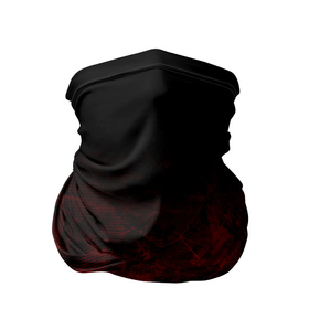 Бандана-труба 3D с принтом Черный однотонный и гранжевый красный в Курске, 100% полиэстер, ткань с особыми свойствами — Activecool | плотность 150‒180 г/м2; хорошо тянется, но сохраняет форму | 