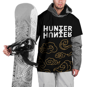 Накидка на куртку 3D с принтом Hunter x Hunter   anime clouds в Тюмени, 100% полиэстер |  | Тематика изображения на принте: 