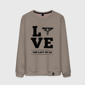 Мужской свитшот хлопок с принтом The Last Of Us love classic в Тюмени, 100% хлопок |  | 
