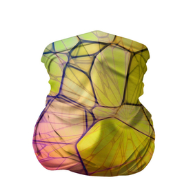 Бандана-труба 3D с принтом Абстрактные цветные фигуры в Тюмени, 100% полиэстер, ткань с особыми свойствами — Activecool | плотность 150‒180 г/м2; хорошо тянется, но сохраняет форму | Тематика изображения на принте: 
