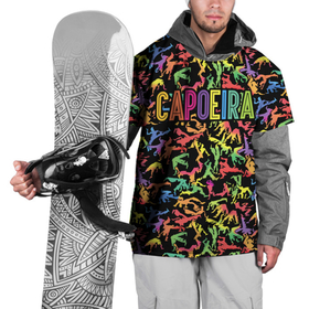 Накидка на куртку 3D с принтом Capoeira colorful mens в Кировске, 100% полиэстер |  | 
