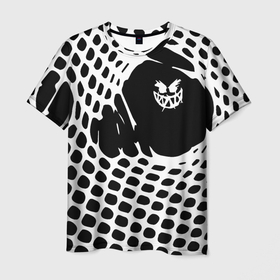 Мужская футболка 3D с принтом Pyrokinesis   абстракция , 100% полиэфир | прямой крой, круглый вырез горловины, длина до линии бедер | 