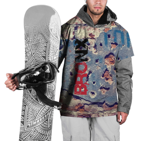 Накидка на куртку 3D с принтом Старая кирпичная стена   Bronx в Белгороде, 100% полиэстер |  | Тематика изображения на принте: 