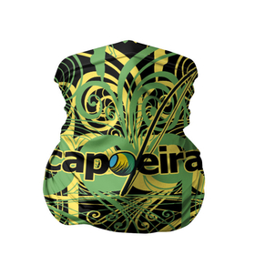 Бандана-труба 3D с принтом Capoeira pattern в Курске, 100% полиэстер, ткань с особыми свойствами — Activecool | плотность 150‒180 г/м2; хорошо тянется, но сохраняет форму | 
