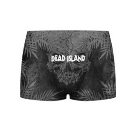 Мужские трусы 3D с принтом Dead Island   grunge style в Курске, 50% хлопок, 50% полиэстер | классическая посадка, на поясе мягкая тканевая резинка | Тематика изображения на принте: 