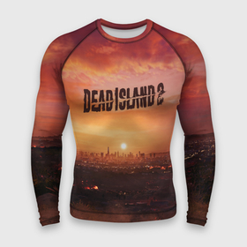 Мужской рашгард 3D с принтом Dead Island 2   закат в Тюмени,  |  | Тематика изображения на принте: 