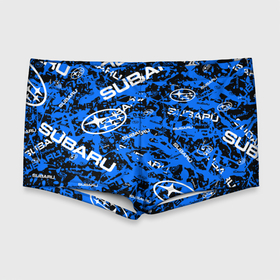 Мужские купальные плавки 3D с принтом Subaru   chaos style , Полиэстер 85%, Спандекс 15% |  | Тематика изображения на принте: 