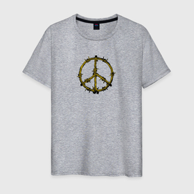 Мужская футболка хлопок с принтом Пацифика символ мира в Тюмени, 100% хлопок | прямой крой, круглый вырез горловины, длина до линии бедер, слегка спущенное плечо. | Тематика изображения на принте: 