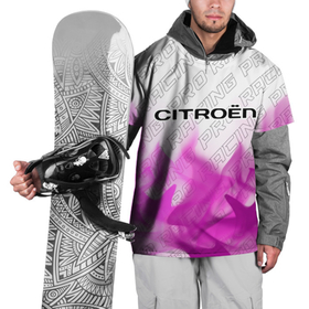 Накидка на куртку 3D с принтом Citroen pro racing: символ сверху , 100% полиэстер |  | Тематика изображения на принте: 