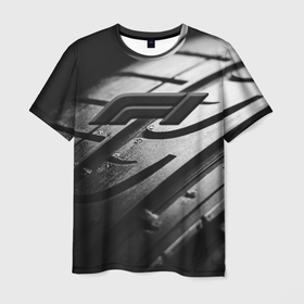 Мужская футболка 3D с принтом Formula 1   dark theme в Екатеринбурге, 100% полиэфир | прямой крой, круглый вырез горловины, длина до линии бедер | 
