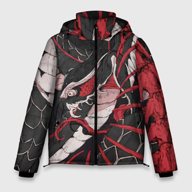 Мужская зимняя куртка 3D с принтом Японская змея уроборос , верх — 100% полиэстер; подкладка — 100% полиэстер; утеплитель — 100% полиэстер | длина ниже бедра, свободный силуэт Оверсайз. Есть воротник-стойка, отстегивающийся капюшон и ветрозащитная планка. 

Боковые карманы с листочкой на кнопках и внутренний карман на молнии. | 