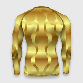 Мужской рашгард 3D с принтом Золото абстрактная графика в Тюмени,  |  | Тематика изображения на принте: 
