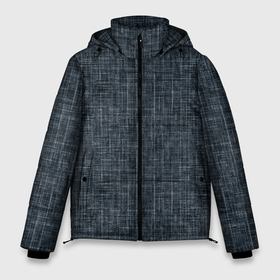 Мужская зимняя куртка 3D с принтом Черно синий текстурированный в елочку, под джинсу в Екатеринбурге, верх — 100% полиэстер; подкладка — 100% полиэстер; утеплитель — 100% полиэстер | длина ниже бедра, свободный силуэт Оверсайз. Есть воротник-стойка, отстегивающийся капюшон и ветрозащитная планка. 

Боковые карманы с листочкой на кнопках и внутренний карман на молнии. | 