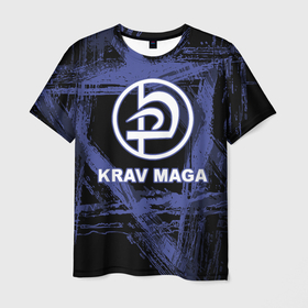 Мужская футболка 3D с принтом Krav maga tactical defense system emblem в Санкт-Петербурге, 100% полиэфир | прямой крой, круглый вырез горловины, длина до линии бедер | Тематика изображения на принте: 