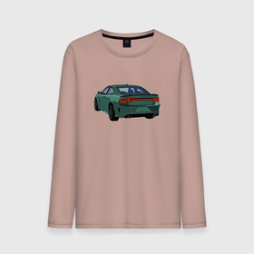 Мужской лонгслив хлопок с принтом Dodge Charger SRT American Car в Кировске, 100% хлопок |  | Тематика изображения на принте: 