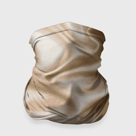 Бандана-труба 3D с принтом Струящаяся золотистая ткань в Петрозаводске, 100% полиэстер, ткань с особыми свойствами — Activecool | плотность 150‒180 г/м2; хорошо тянется, но сохраняет форму | 