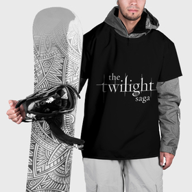 Накидка на куртку 3D с принтом The twilight saga в Тюмени, 100% полиэстер |  | 