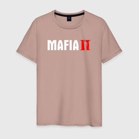 Мужская футболка хлопок с принтом Mafia 2   games в Петрозаводске, 100% хлопок | прямой крой, круглый вырез горловины, длина до линии бедер, слегка спущенное плечо. | 