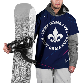 Накидка на куртку 3D с принтом Символ Saints Row и надпись best game ever в Белгороде, 100% полиэстер |  | 