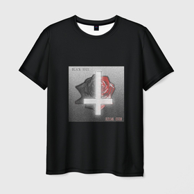 Мужская футболка 3D с принтом Pyrokinesis   Black Roze x Red Roze , 100% полиэфир | прямой крой, круглый вырез горловины, длина до линии бедер | 
