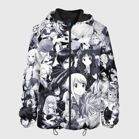 Мужская куртка 3D с принтом Все персонажи аниме в городе Новоалтайск, ткань верха — 100% полиэстер, подклад — флис | прямой крой, подол и капюшон оформлены резинкой с фиксаторами, два кармана без застежек по бокам, один большой потайной карман на груди. Карман на груди застегивается на липучку | Тематика изображения на принте: 