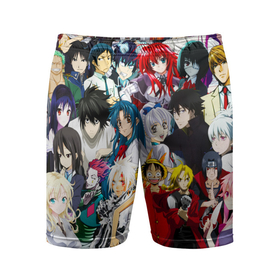 Мужские шорты спортивные с принтом Все аниме персонажи ,  |  | 