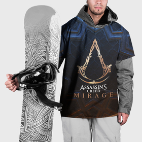 Накидка на куртку 3D с принтом Assassins Creed mirage logo , 100% полиэстер |  | 