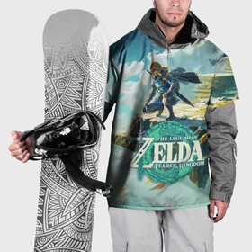 Накидка на куртку 3D с принтом The Legend of Zelda: Tears of the Kingdom Линк в Екатеринбурге, 100% полиэстер |  | Тематика изображения на принте: 