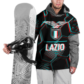 Накидка на куртку 3D с принтом Lazio FC в стиле glitch на темном фоне в Белгороде, 100% полиэстер |  | Тематика изображения на принте: 