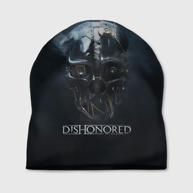 Шапка 3D с принтом Dishonored   маска в Екатеринбурге, 100% полиэстер | универсальный размер, печать по всей поверхности изделия | Тематика изображения на принте: 