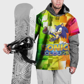 Накидка на куртку 3D с принтом Sonic Colours   Hedgehog   Video game в Тюмени, 100% полиэстер |  | 