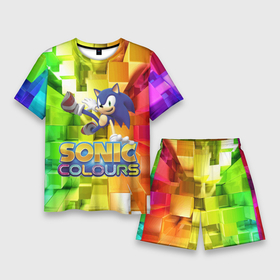Мужской костюм с шортами 3D с принтом Sonic Colours   Hedgehog   Video game в Кировске,  |  | 