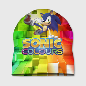 Шапка 3D с принтом Sonic Colours   Hedgehog   Video game в Кировске, 100% полиэстер | универсальный размер, печать по всей поверхности изделия | 