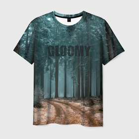 Мужская футболка 3D с принтом Мрачный Лес GLOOMY в Санкт-Петербурге, 100% полиэфир | прямой крой, круглый вырез горловины, длина до линии бедер | 