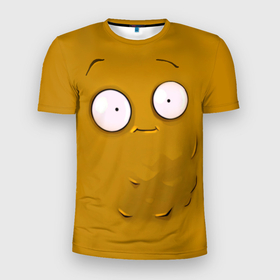 Мужская футболка 3D Slim с принтом Plants vs Zombies | Орешек в Тюмени, 100% полиэстер с улучшенными характеристиками | приталенный силуэт, круглая горловина, широкие плечи, сужается к линии бедра | Тематика изображения на принте: 