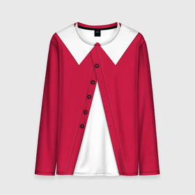 Мужской лонгслив 3D с принтом Новогодний костюм Буратино Красная курточка в Кировске, 100% полиэстер | длинные рукава, круглый вырез горловины, полуприлегающий силуэт | 