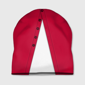 Шапка 3D с принтом Новогодний костюм Буратино Красная курточка , 100% полиэстер | универсальный размер, печать по всей поверхности изделия | 