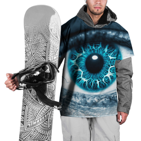 Накидка на куртку 3D с принтом Инопланетный глаз в Петрозаводске, 100% полиэстер |  | 