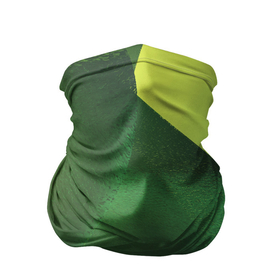Бандана-труба 3D с принтом Зелёные абстрактные волны в Петрозаводске, 100% полиэстер, ткань с особыми свойствами — Activecool | плотность 150‒180 г/м2; хорошо тянется, но сохраняет форму | 