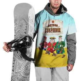 Накидка на куртку 3D с принтом Остров сокровищ   персонажи , 100% полиэстер |  | Тематика изображения на принте: 