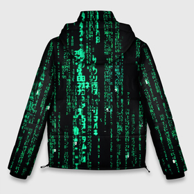 Мужская зимняя куртка 3D с принтом Программное кодирование в Тюмени, верх — 100% полиэстер; подкладка — 100% полиэстер; утеплитель — 100% полиэстер | длина ниже бедра, свободный силуэт Оверсайз. Есть воротник-стойка, отстегивающийся капюшон и ветрозащитная планка. 

Боковые карманы с листочкой на кнопках и внутренний карман на молнии. | 