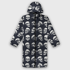 Дождевик унисекс 3D с принтом Черепа и точки в Ухте,  |  | 
